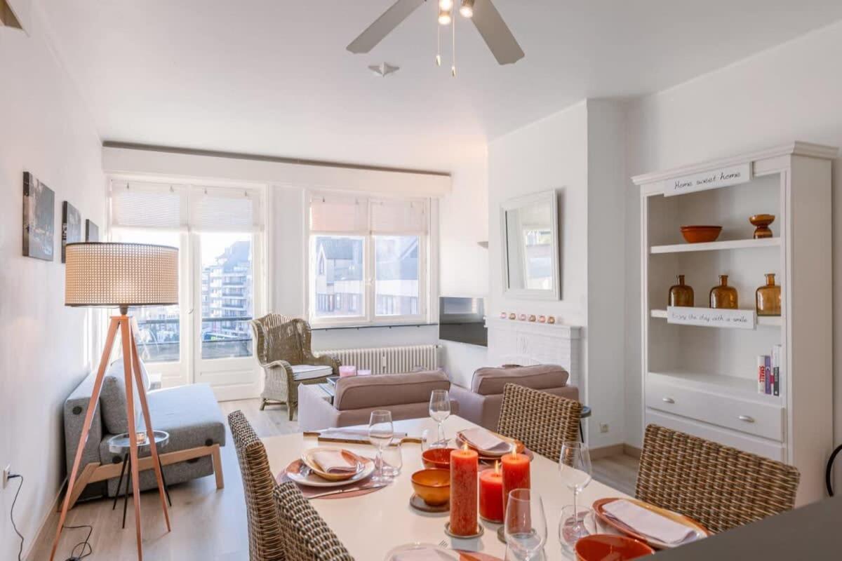 Huswell - Beautiful And Spacious Studio With Side Seaview Knokke-Heist Kültér fotó